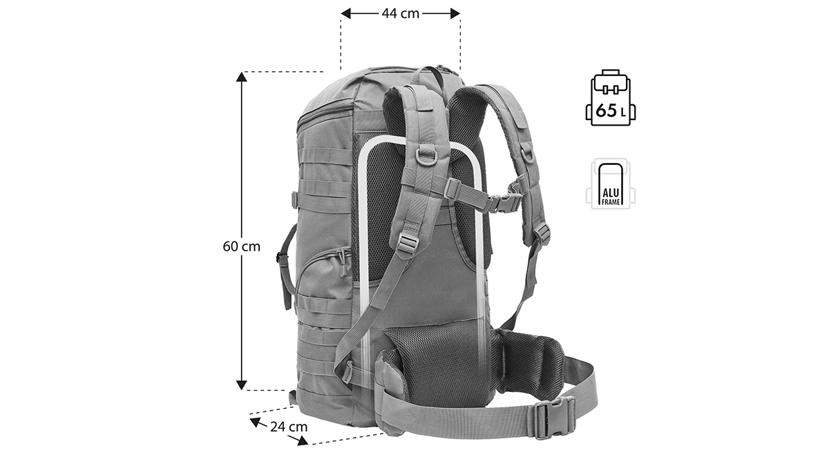 plecak turystyczny Nils Maverick 65L